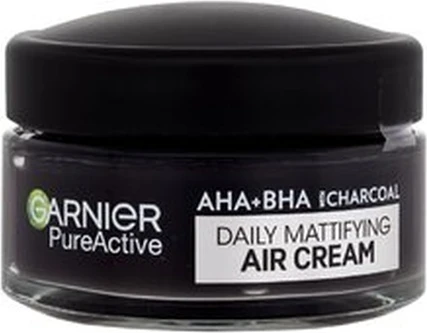 Day Cream Garnier Pure Active AHA BHA Charcoal Daily Mattifying Air Cream