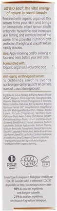 Сыворотка SoBio Etic Précieux Argan против старения и для упругости