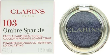 Тени для век Clarins Ombre Sparkle Blue Lagoon с глиттером