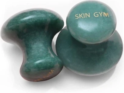 Product Pbi Skin Gym Pair Of Flowies For Face Jade Stone
