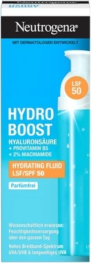 Защитное средство для лица от солнца Neutrogena Hydro Boost Увлажняющая эмульсия SPF 50