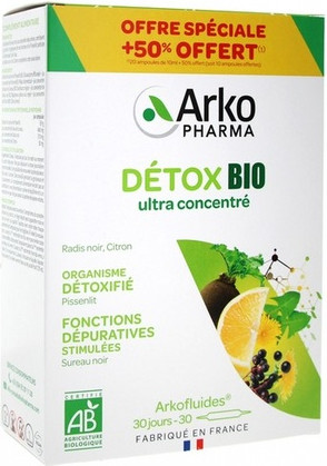 Ампулы Arko Pharma Arkofluides Detox Bio