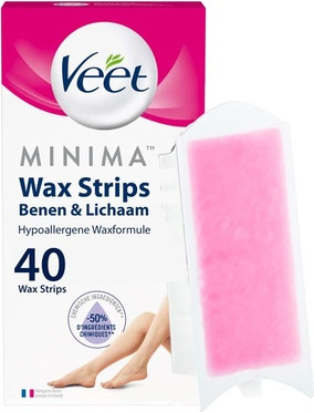 Холодные восковые полоски Veet для бережного удаления волос