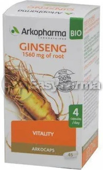 Биологически активная добавка Arko Pharma Arkocapsules Женьшень Био
