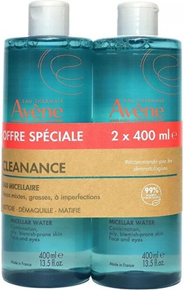Мицеллярная вода Avene Набор мицеллярных вод для жирной и склонной к акне кожи Cleanance