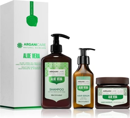 Наборы для ухода за волосами Arganicare Aloe Vera Oil Программа Восстановление и Увлажнение Комплект