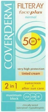 Защитное средство для лица от солнца Coverderm Filteray Face Plus