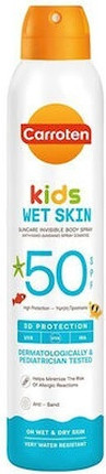 Прозрачный Солнцезащитный Спрей Carroten Wet Skin SPF 50