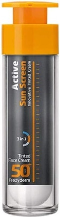 Солнцезащитный крем для лица Frezyderm Active Sun Screen Tinted Face Cream SPF50