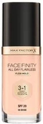 Тональный крем Max Factor All Day Flawless Facefinity 3 в 1 Стойкий макияж
