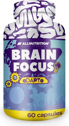 Добавка Allnutrition Brain Focus Усилитель Мозга Добавка Адаптогены Добавки Стресс Добавка Комплекс Адаптогенов Смесь Адаптогенов Травы Адаптогенов 60 Капсул