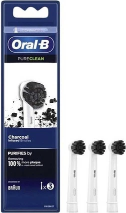 Сменная насадка для электрической зубной щетки Oral-B Pure Clean Charcoal