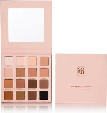 Палетка теней для век Sosu Cosmetics All Matte Everything