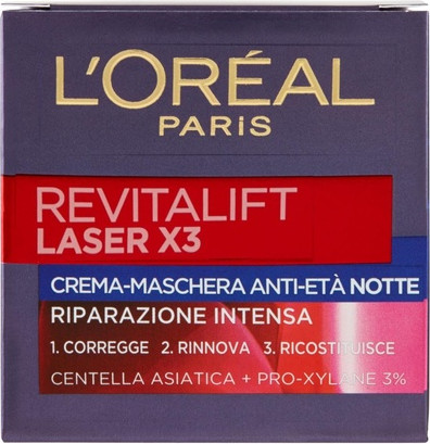 Ампулы Ночные L'Oreal Professional L'Oreal Paris Revitalift Laser X3 Крем-Маска