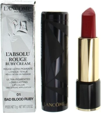 Губная помада Lancome L'Absolu Rouge Cream Lipstick 01 Bad Blood Ruby