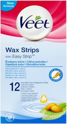Cold Wax Strips Veet For Sensitive Skin