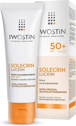 Цветной крем Iwostin Solecrin Солнцезащитный