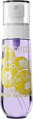 Освежающий спрей для лица Nacomi Vegan Natural Blueberry для тела и лица