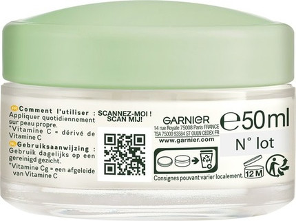 Дневной крем Garnier Увлажняющий дневной крем с витамином С