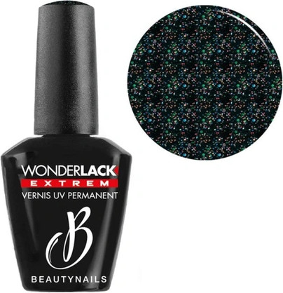 Лақ для ногтей Beautynails Черный Метеорит Сияние