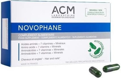 Добавка MAC Cosmetics Novophane для волос при выпадении, алопеции, ломкости волос и ногтей, для стимуляции роста