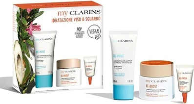Подарочный набор Clarins Увлажнение для лица и зоны вокруг глаз