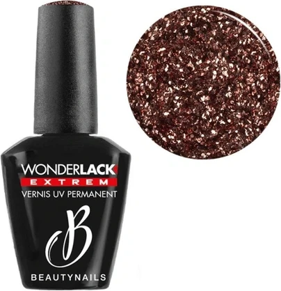Лак для ногтей Beautynails Heavy Glitter Rose Gold