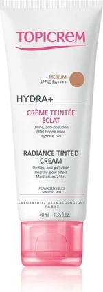 Тонирующий дневной крем Topicrem Hydra+ Radiance Tinted Cream SPF 40