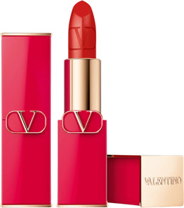 Перезаполняемая помада Valentino Rosso с кремовым сатиновым финишем