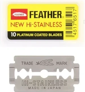 Blades Double Edge Safety Razor Feather