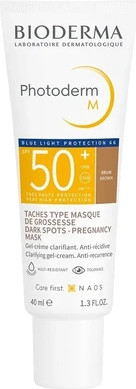 Гель-крем Bioderma Photoderm M Цвет Коричневый SPF 50 Высокая Защита от Солнца
