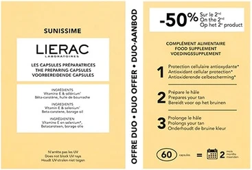 Lierac Sunissime Bronzeado 60 Капсул