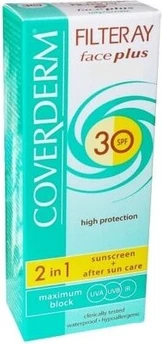 Солнцезащитный крем для лица с тоном Coverderm Filteray