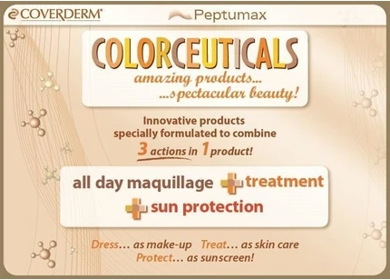 Тональная основа Coverderm Peptumax против морщин SPF50+