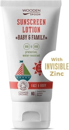 Солнцезащитный лосьон Wooden Spoon для лица и тела SPF 50