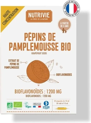 Ампулы Nutrivie Органические ампулы с экстрактом семян грейпфрута