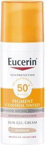 Тонированный гель-крем Eucerin для контроля пигментации с защитой от солнца
