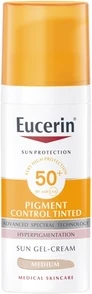 Тонированный гель-крем Eucerin для контроля пигментации с защитой от солнца