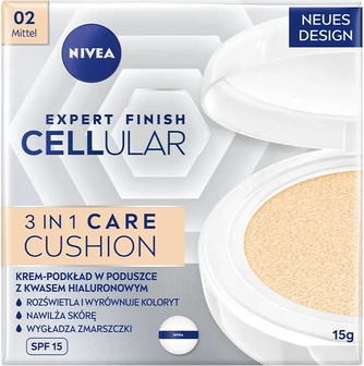 Тональная основа Nivea Hyaluron Cellular Filler 3в1 Уход с подушечкой SPF15