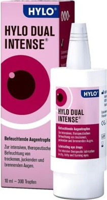 Смазывающие глазные капли Ursapharm Hylo Dual Intense