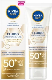 Защитный флюид для лица от солнца Nivea Luminous 630