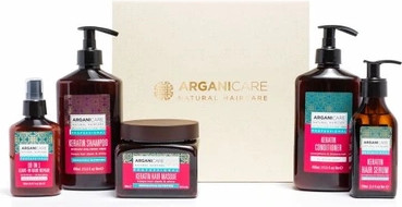 Набор по уходу за волосами Arganicare Keratin Christmas Set 2024