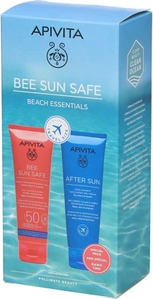 Набор для защиты от солнца Apivita Bee Sun Safe Содержит