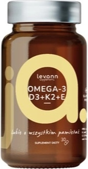 Витаминная сыворотка Levann Ja Omega-3 + D3 + K2 + E