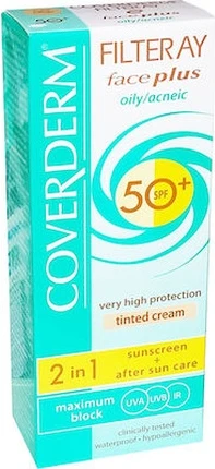 Дневной крем для лица с защитой от солнца Coverderm Filteray