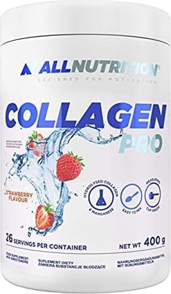 БАД Allnutrition Коллаген Про с Куркумой, МСМ, Хондроитином, Гиалуроновой Кислотой и Экстрактом Имбиря, Куркумином