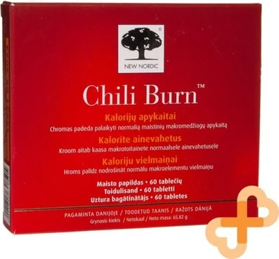 Добавка New Nordic New Nordic Chili Burn Поддержка Метаболизма Калорий с Пиколинатом Хрома