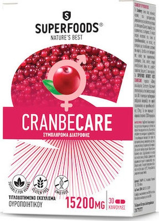 Биологически активная добавка Superfoods Superfoods Cranbecare