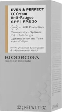 Тонирующий дневной крем Biodroga Even & Perfect CC Cream Anti-Fatigue SPF 20