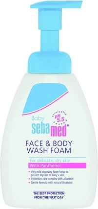 Моющая пена Sebamed Baby Face & Body Wash Foam